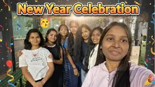 New Year 2026: Tata Hostel Campus Mein Dhamakedar Party 🥳🎉 ||  Hostel Life #newyear #celebration 