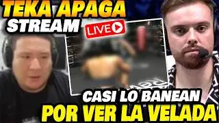 Kingteka TURNS OFF his stream after finding out he almost got BANNED for WATCHING La Velada 😂