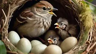 The first 24-hours sparrow chick's life is often a mystery