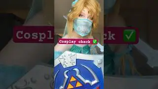 First look at myself in Gerudo Link cosplay #cosplay #legendofzeldacosplay