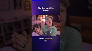 Title case for call to actions
