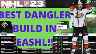 NHL 23 BEST DANGLER BUILD TO HIT THE ZEGRAS AND MICHIGAN WITH IN EASHL!!