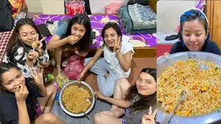 HOSTELER GIRLS ARE BACK! HOSTEL FEE KATI HO?GIRLS HOSTEL LIFE💗CHATPATE RECIPE !