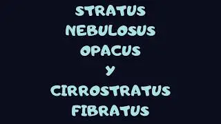 Estratos a dos niveles. STRATUS NEBULOSUS y CIRROSTRATUS FIBRATUS. Nubes en time lapse