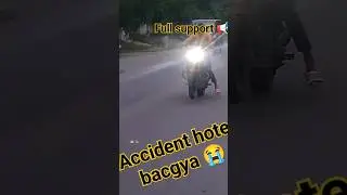 accident hote bacgya 😭 public reaction ❌ xblade ❤️ full support this video 📷#shorts #r15v4 #rider