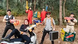 SEAL X Nerf War: Gangster Police SWAT Nerf Guns Fight Dr Ken Crazy Fanstatic Battleground