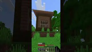 Minecraft Jungle Wood And Stone Brick Villager House Update 2 #mc #minecraft #realms #shorts