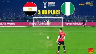 مصر ضد نيجيريا | ركلات الترجيح | المركز الثالث في كأس الأمم الأفريقية 2025 | إي فوتبول بيس