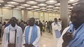 Arrivée Serigne Moustapha Mohamed à Madrid