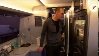Behind the scenes on Team Sky bus Rider Rules to the snack