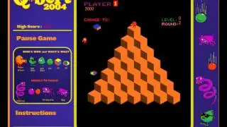 Q*bert 2004 (PC browser game remake)