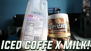 GFUEL ICED COFFEE WITH MILK!! *best mix ever*