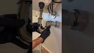 Chrome PVC Trap #plumbers #diy #plumbing #plumber #construction #diy #shorts  #shortvideo  #short