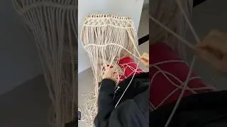 Lumin&aacute;ria &aacute;gua viva em Macram&ecirc; #diy  #macrametutorial  #macrame  #macrameprojects #artesanato