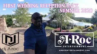 DJ Gig Log: First Wedding Reception Back Summer 2020
