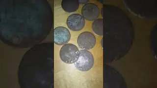 colonial copper coins all junk but nice to look at