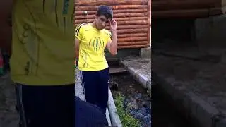 На купели #shorts #summer #village #water