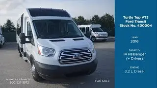 2016 Turtle Top VT3 Bus For Sale!