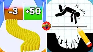 Bullet Army Run Meets Draw & Save Stickman - Ultimate Max Levels #1202