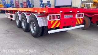 40ft Flatbed Truck Semi Trailer in Mexico