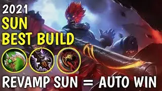 SUN BEST BUILD FOR 2021 | TOP 1 GLOBAL SUN BUILD GUIDE | REVAMPED SUN STARLIGHT SKIN GAMEPLAY - MLBB