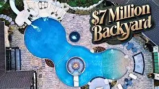 This ⁠$7,000,000 Backyard Has a Waterpark?! (INSANE Resort Style Pool)