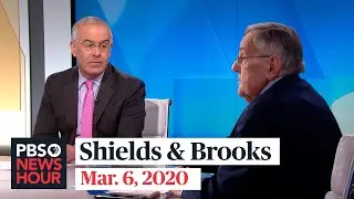 Shields and Brooks on Warren's farewell, Biden's surge
