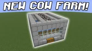 Building a POWERFUL COW FARM in Minecraft Survival!!