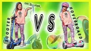 HOVERBOARD VS ELECTRIC SCOOTER | Which is The Best Toy?