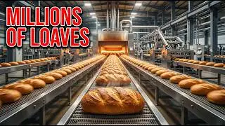 How Millions of Bread Are Made in a Huge Factory Every Day