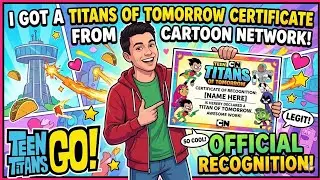 I got a certificate from  cartoon network 🎊🎉 | HAPPY CHILDREN 'S DAY 😁💐🎊