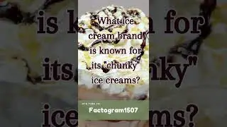 What ice cream brand is known for its 