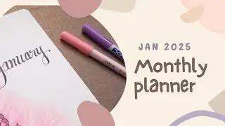 2025 January  Monthly Planner Spread ✨|&nbsp; #DIYPlanner #BulletJournal2025 #ViralShorts #Penthoughts&nbsp;