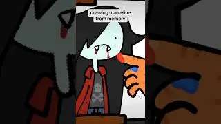 artist draws marceline from memory #art #funny #drawing #marceline #adventuretime