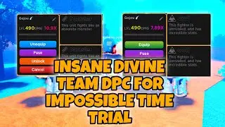 Build INSANE TEAM 277X DPC for IMPOSSIBLE TIME TRIAL In Anime Fighters Simulator | Roblox