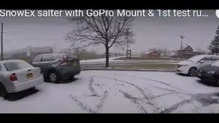SnowEx tailgate salter - 1st run of the season