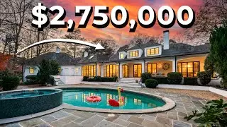 Tour Mind-blowing $2.75M Atlanta LUXURY Mansion! Secret Rooms!