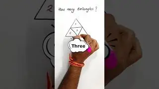 Тест на умственные способности / Подсчёт треугольников на рисунке / Короткие фокусы