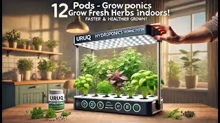 URUQ Hydroponics System Review 🌱 | Indoor Gardening Made Easy! 🌿💡