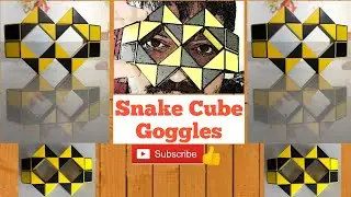 Smiggle snake puzzle or Rubik's twist 24 or Snake Cube - Goggle / Glasses