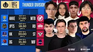 MEC Fall 25 - Thunder Division Day 1 | MLBB European Championship Fall 2025