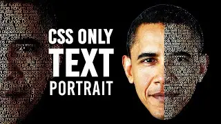 CSS Text Portrait Effects Html CSS Tutorial | Online Tutorials 2022