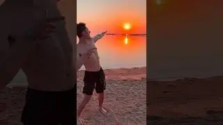 SALTO SUNSET ☀️🏹 #shorts #parkour #gymnastique #sunset