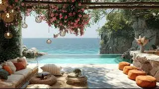 “A Quiet Place by the Sea – Coastal Café & Soft Ocean Sound”