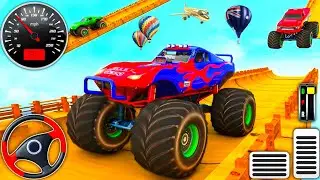 Mega Ramp Challenge! 🤯 Super Crazy GT Monster Truck Racing Stunts  Android Gameplay #7