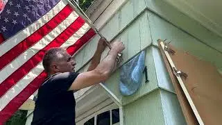 Flag Pole Holder 316 Stainless Steel Heavy Duty Concrete and Wood Mounting Review Made in USA