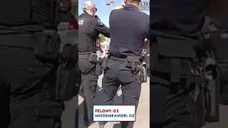 HIT WITH A SPONGE ROUND &mdash; SUSPECT TAKES SHOOTING STANCE!#policeincident #officerinvolvedshooting