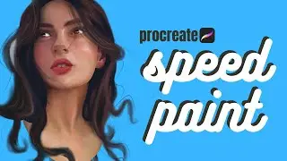 Procreate Portrait Speedpaint | My Digital Art Process | Taya Shania Art ⁎⁺˳✧༚