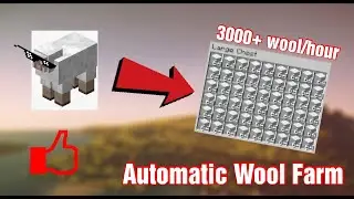 Let's Make: Automatic Wool Farm |#Minecraft|#Java|#Bedrock|AutomaticWoolFarm|#1.16|#1.17|#PS5|#XBox