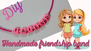 Handmade friendship band, friendship band making at home,  how to make friendship band,  diy